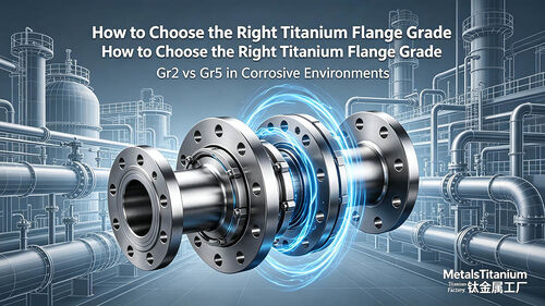 नवीनतम कंपनी ब्लॉग के बारे में How to Choose the Right Titanium Flange Grade: Gr2 vs. Gr5 in Corrosive Environments