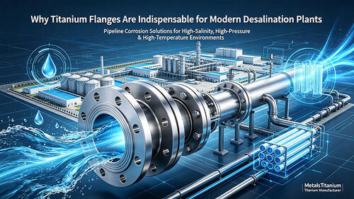नवीनतम कंपनी ब्लॉग के बारे में Why Titanium Flanges Are Indispensable in Modern Seawater Desalination Plants